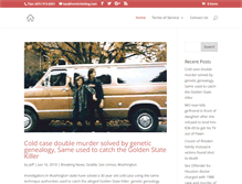 Tablet Screenshot of homicideblog.com